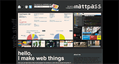 Desktop Screenshot of mattpass.com