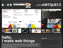 Tablet Screenshot of mattpass.com